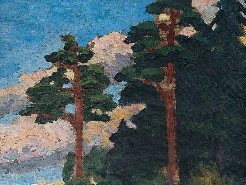 1878-Konrad Vilhelm Mägi - Veduta alpina, 1906 - Enn Kunila Art Collection